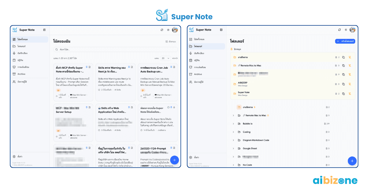 Super Note แอปจดโน้ตที่ดีที่สุดสำหรับผม | aibizone.com
