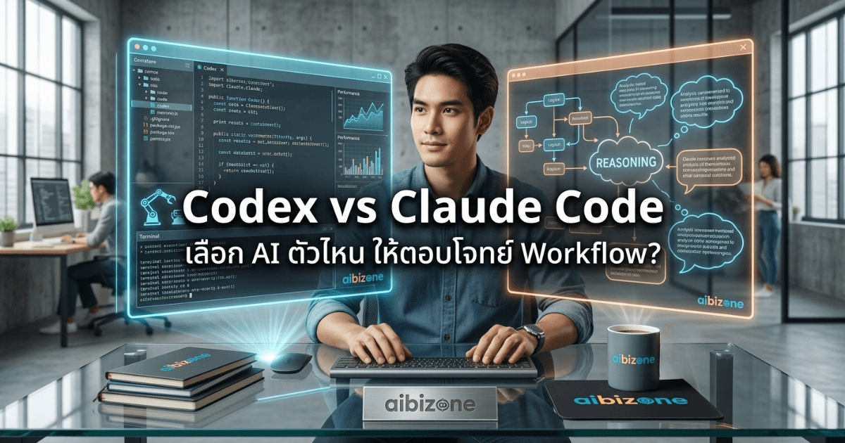 Codex vs Claude Code for Desktop: บทสรุปจากชุมชน Dev เลือก AI ตัวไหนให้ตอบโจทย์ Workflow ปี 2026?